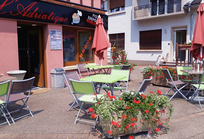 La terrasse de L'Adriatique